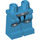 LEGO Dark Azure Minifigure Hüften und Beine mit Galaxy Squad Armor mit Klein Knee Pads und Kurz Gürtel (3815 / 13062)