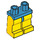 LEGO Azur foncé Minifigure Les hanches avec Jaune Jambes (73200 / 88584)