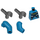 LEGO Azur foncé Minifigure Torse Alien Defense Unit avec Dark Bleu Armor (76382 / 88585)