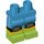 LEGO Dark Azure Mountain Biker Minifigure Hüften und Beine (3815 / 62264)
