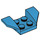 LEGO Donker Azuurblauw Spatbord Plaat 2 x 2 met Flared Wiel Arches (41854)