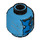 LEGO Dark Azure Nebula Minifigure Kopf (Einbau-Vollbolzen) (3626 / 50702)