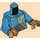 LEGO Donker azuurblauw Nya Torso (973 / 76382)