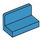 LEGO Donker Azuurblauw Paneel 1 x 2 x 1 met afgeronde hoeken (4865 / 26169)