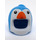 LEGO Dark Azure Penguin Costume Head Cover with White Face and Orange Beak (28193 / 101434)