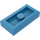 LEGO Dark Azure Plate 1 x 2 with 1 Stud (with Groove) (3794 / 15573)