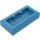 LEGO Donker Azuurblauw Plaat 1 x 2 met 1 Stud (met Groef en Studhouder aan de onderzijde) (15573)