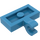 LEGO Dark Azure Plate 1 x 2 with Horizontal Clip (11476 / 65458)