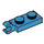 LEGO Donker Azuurblauw Plaat 1 x 2 met Horizontale Klem Aan Einde (42923 / 63868)