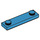 LEGO Dark Azure Plate 1 x 4 with Two Studs with Groove (41740)