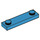 LEGO Donker Azuurblauw Plaat 1 x 4 met Twee Studs zonder groef (92593)