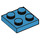 LEGO Dark Azure Plate 2 x 2 (3022 / 94148)