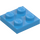 LEGO Dark Azure Plate 2 x 2 (3022 / 94148)