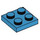 LEGO Dark Azure Plate 2 x 2 (3022 / 94148)