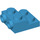 LEGO Azur foncé assiette 2 x 2 x 0.7 avec 2 Goujons sur Côté (4304 / 99206)