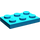 LEGO Azur foncé assiette 2 x 3 (3021)