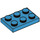 LEGO Donker Azuurblauw Plaat 2 x 3 (3021)