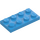 LEGO Mørk asurblå Plate 2 x 4 (3020)