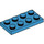 LEGO Dark Azure Plate 2 x 4 (3020)