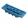 LEGO Dark Azure Plate 2 x 6 x 0.7 with 4 Studs on Side (72132 / 87609)