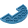 LEGO Donker Azuurblauw Plaat 3 x 6 Ronde Halve Cirkel met Uitsparing (18646)