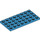 LEGO Dark Azure Plate 4 x 8 (3035)