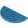 LEGO Mørk asurblå Plate 4 x 8 Rund Halv Sirkel (22888)