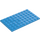 LEGO Dark Azure Plate 6 x 10 (3033)