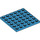 LEGO Azur foncé assiette 6 x 6 (3958)