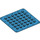 LEGO Dark Azure Plate 6 x 6 Flex (79998)