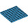 LEGO Azur foncé assiette 8 x 8 (41539 / 42534)