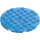 LEGO Dark Azure Plate 8 x 8 Round Circle (74611)