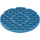 LEGO Dark Azure Plate 8 x 8 Round Circle (74611)
