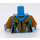 LEGO Mørk Azure Queen Halbert Minifig Torso (973 / 76382)