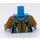 LEGO Dark Azure Queen Halbert Minifig Torso (973 / 76382)