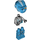 LEGO Dark Azure Robot Sidekick minifiguur