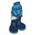 LEGO Dark Azure Skirt mit Seite Wrinkles mit Dark Blau Beine (35566)