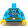 LEGO Azur foncé Skydiver Torse (973 / 88585)