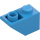 LEGO Dark Azure Slope 1 x 2 (45°) Inverted (3665)