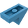 LEGO Azur foncé Pente 1 x 2 (45°) avec assiette (15672 / 92946)
