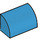 LEGO Donker Azuurblauw Helling 1 x 2 Gebogen (37352 / 98030)