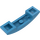 LEGO Donker Azuurblauw Helling 1 x 4 Gebogen Dubbele (93273)
