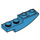 LEGO Donker Azuurblauw Helling 1 x 4 Gebogen Omgekeerd (13547)