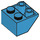 LEGO Dark Azure Steigung 2 x 2 (45°) Invertiert mit flachem Abstandshalter darunter (3660)