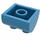 LEGO Dark Azure Steigung 2 x 2 Gebogen mit 2 Bolzen auf oben (30165)