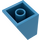 LEGO Dark Azure Steigung 2 x 2 x 2 (65°) mit Unterrohr (3678)