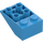 LEGO Donker azuurblauw Helling 2 x 3 (25°) Omgekeerd met verbindingen tussen noppen (2752 / 3747)