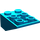 LEGO Dark Azure Steigung 2 x 3 (25°) Invertiert mit Verbindungen zwischen Bolzen (2752 / 3747)