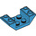 LEGO Azur foncé Pente 2 x 4 (45°) Double Inversé avec Open Centre (4871)