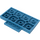 LEGO Dark Azure Steigung 5 x 8 x 0.7 Gebogen (71771)